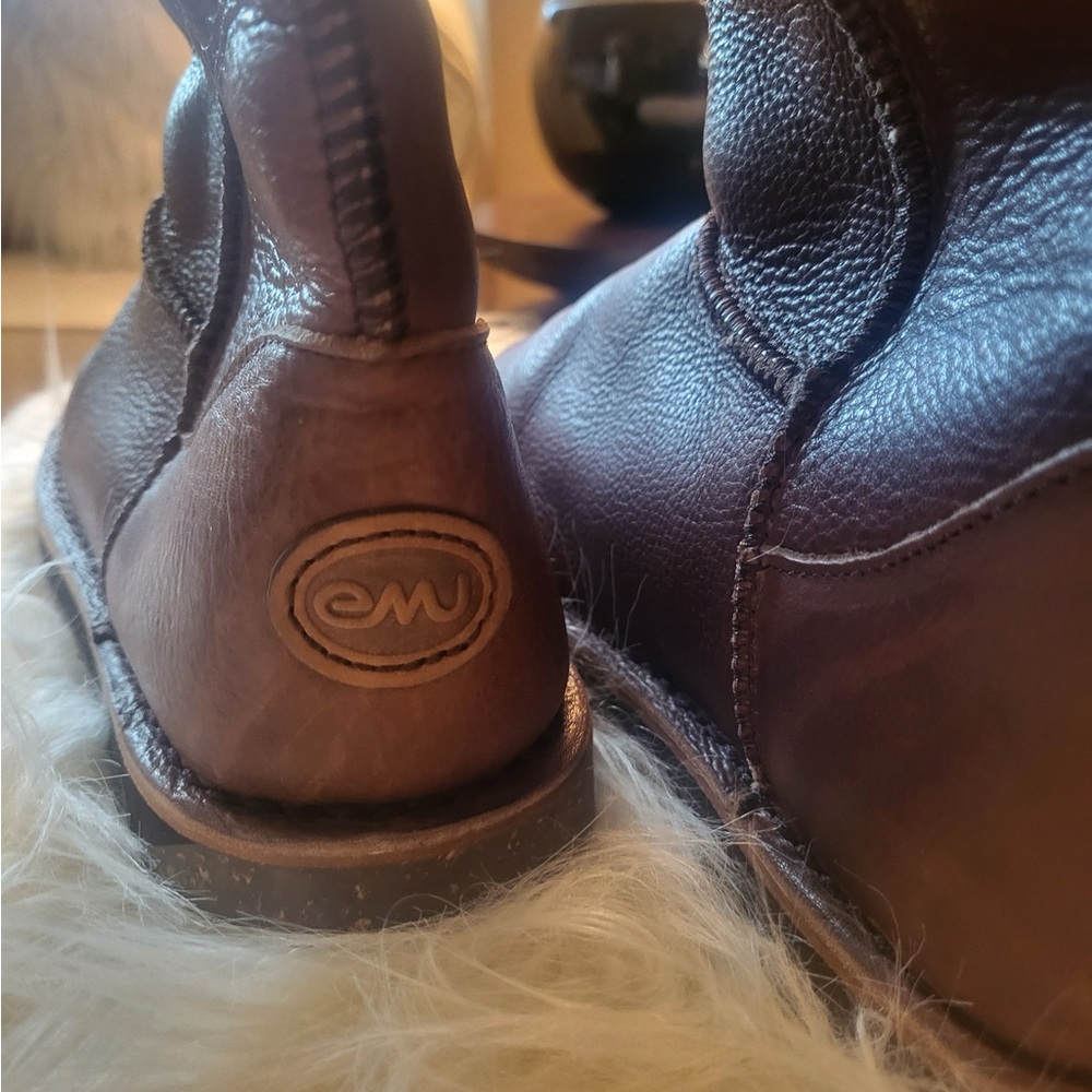 Emu Brown Heeled Boots